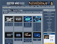 Tablet Screenshot of guide.doctorwhonews.net