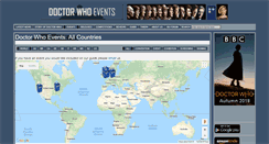 Desktop Screenshot of events.doctorwhonews.net
