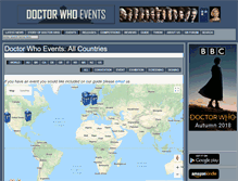 Tablet Screenshot of events.doctorwhonews.net